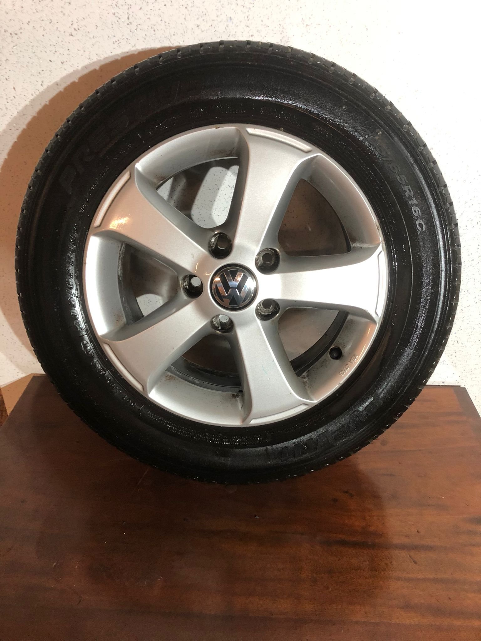 Set of four T5 VW Alloy Wheels – £150